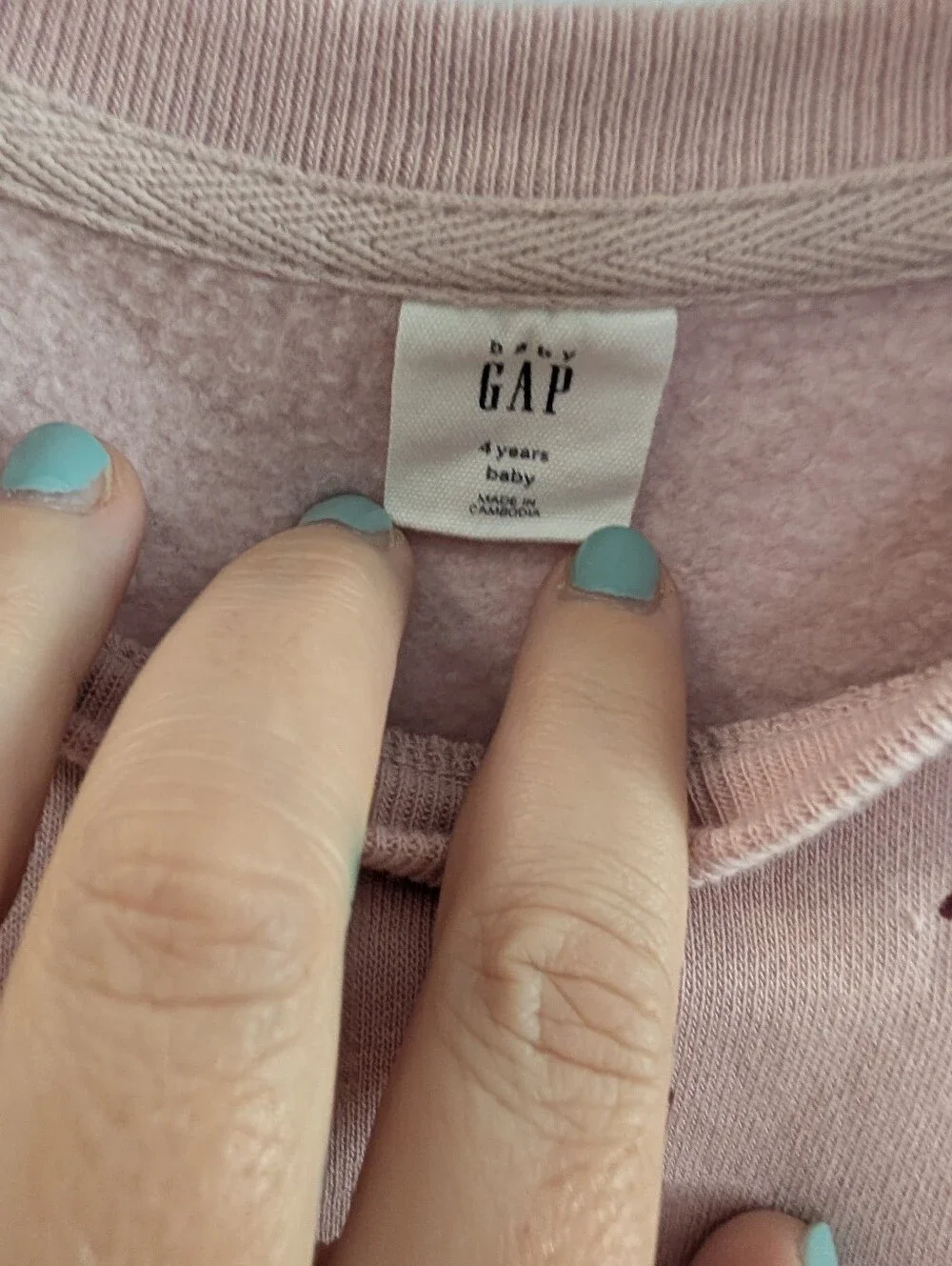 Baby Gap Ruffle Sweatshirt Dress With Hearts